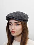 Кепка STETSON арт. 6190101 IVY CAP WOOL (серый)